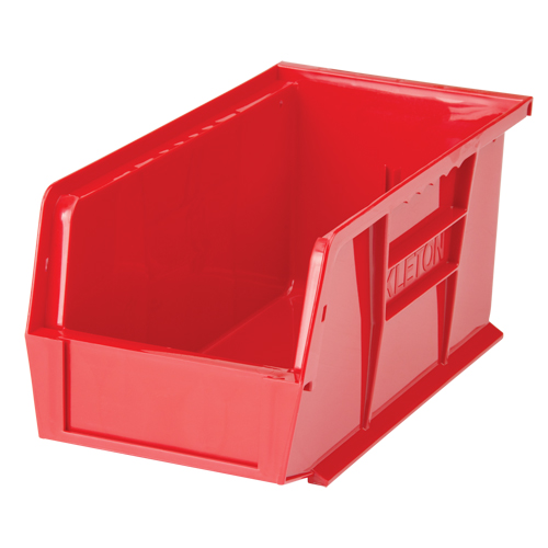 Stack & Hang Bin, Colour, Red, Capacity, 30 lbs., Outside Width, 5-1/2", Outside Depth, 10-7/8", Industry Standard, 30230, Reference Number, 30230