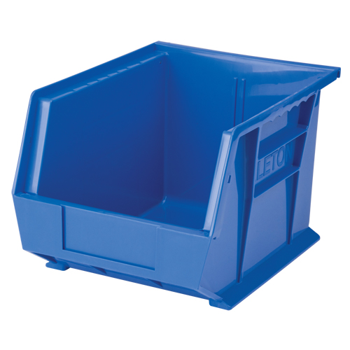 Stack & Hang Bin, Colour, Blue, Capacity, 50 lbs., Outside Width, 8-1/4", Outside Depth, 10-3/4", Reference Number, 30239, Manufacturer's Warranty, 1 Year Limited