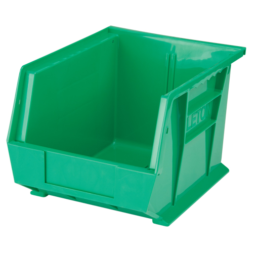 Stack & Hang Bin, Colour, Green, Capacity, 50 lbs., Outside Width, 8-1/4", Outside Depth, 10-3/4", Reference Number, 30239, Manufacturer's Warranty, 1 Year Limited