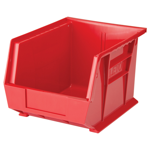 Stack & Hang Bin, Colour, Red, Capacity, 50 lbs., Outside Width, 8-1/4", Outside Depth, 10-3/4", Reference Number, 30239, Manufacturer's Warranty, 1 Year Limited