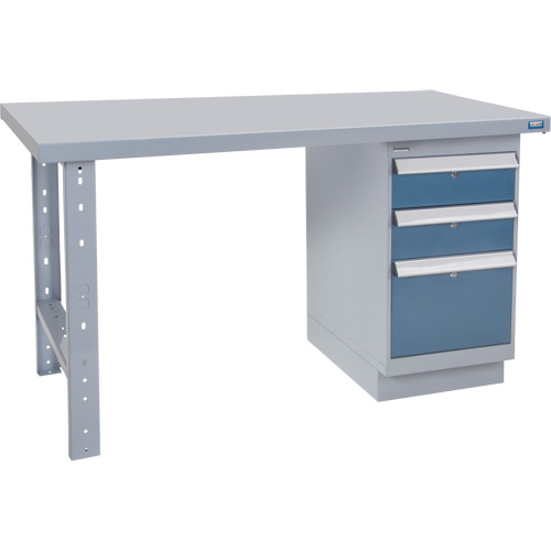 Workbench, Capacity, 2500 lbs., Configuration, Drawers, Height, 34", Width, 72", Manufacturer's Warranty, 1 Year Limited