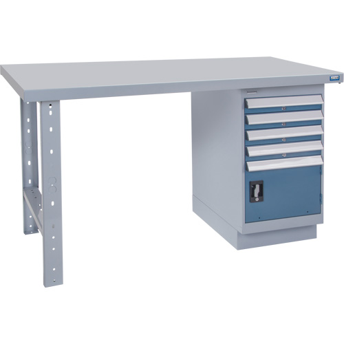 Workbench, Capacity, 2500 lbs., Configuration, Door w/ Drawer Combination, Height, 34", Width, 72", Manufacturer's Warranty, 1 Year Limited