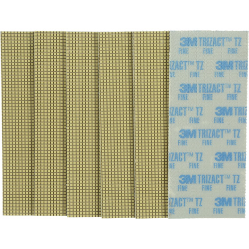 Trizact™ Diamond TZ Abrasive Strip, Type, Polish/Grinding, Size, 3.75" X 9", Colour, Blue, Size, 3.75" x 9", Machine Speed, 0 - 4000 RPM