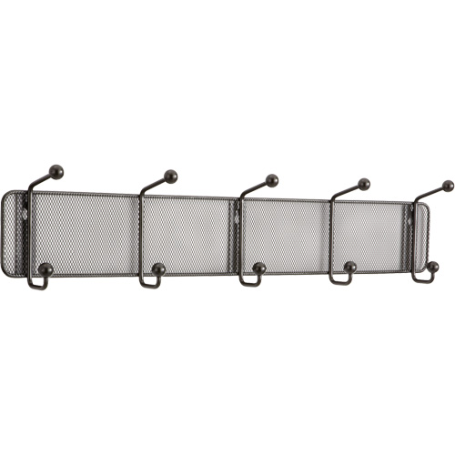 Onyx™ Mesh Wall Rack, Style, Wall Hung, Overall Width, 3", Overall Height, 5-1/2", Overall Length, 26-3/4", Material, Metal