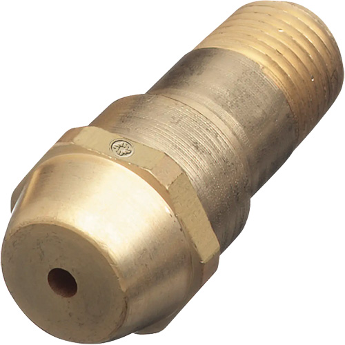 Regulator Nipple, Material, Brass, Pressure Range, 500 PSIG (3400 KPA), Type, CGA - 520 FOR "B" TANK - ACETYLENE: