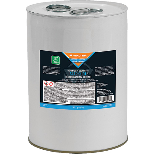 Slap Shot™ Low VOC Heavy-Duty Degreaser, Format, 20 L, Container Type, Pail, Material Compatibility, Steel, Stainless Steel, Aluminum, Galvanized Steel, For Use With, Cleaning & degreasing for maintenance & repair, cleaning brakes, remove grease & oil