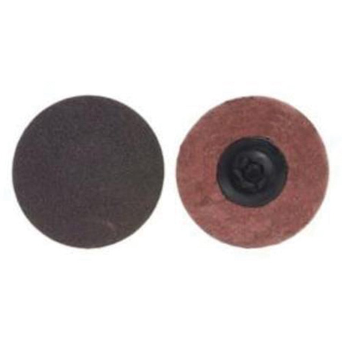 ALO FlexEdge® PowerLock® Cloth Disc, Each, 2", Mount, TP (Type I), Grit, 80, Abrasive Material, Aluminum Oxide, Softer Metals, Attachment Method, Snap-On/Off