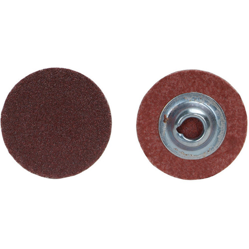 Quick-Change Cloth Disc, Each, 3", Mount, TS (Type II), Grit, 36, Abrasive Material, Aluminum Oxide, 20000