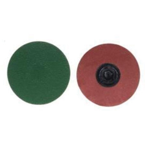 Quick-Change Cloth Disc, Each, 2", Mount, TP (Type I), Grit, 80, Abrasive Material, Zirconium, 30000