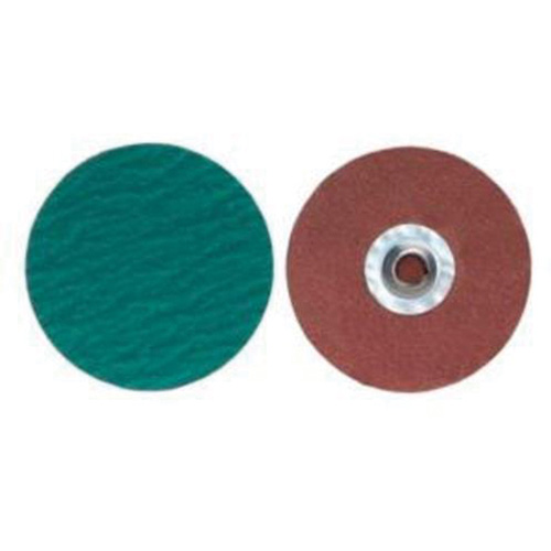 Quick-Change Cloth Disc, Each, 4", Mount, TS (Type II), Grit, 36, Abrasive Material, Zirconium