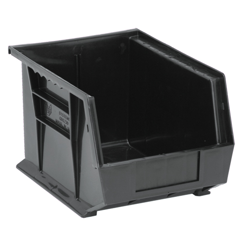 Conductive Stacking Bin, Colour, Black, Capacity, 60 lbs., Outside Width, 8-1/4", Outside Depth, 10-3/4", Reference Number, 30239