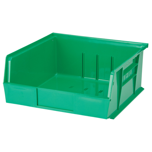 Stack & Hang Bin, Colour, Green, Capacity, 50 lbs., Outside Width, 11", Outside Depth, 10-7/8", Reference Number, 30235, Manufacturer's Warranty, 1 Year Limited
