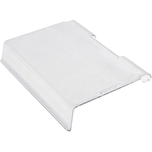 Clear Cover for Stack & Hang Bin, Each, Clear, For Bin Dimensions, 7-3/8" W X 11" D x 3" H