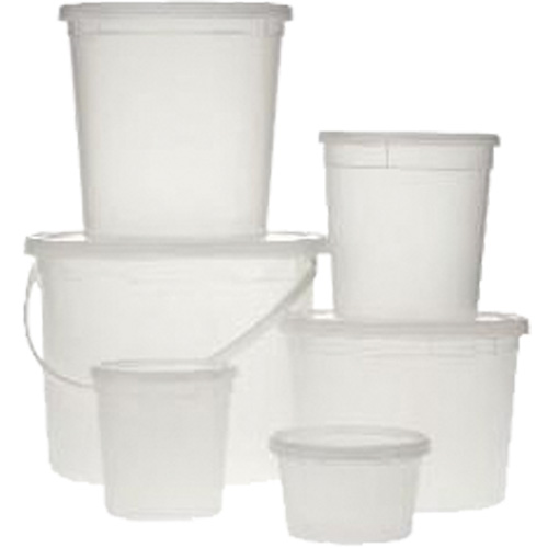 HDPE Multi-Purpose Container, Case of 250, 2.75", Width, 2.25", Depth, 2.75", Colour, Clear, High Density Polyethylene, Capacity, 4 oz. / 120 ml, Sold/Priced Per