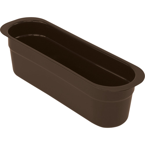All-Purpose Cutlery Storage Tub, Each, 4-1/8", Depth, 4-7/16", Length, 14-3/16", Material, Plastic, Colour