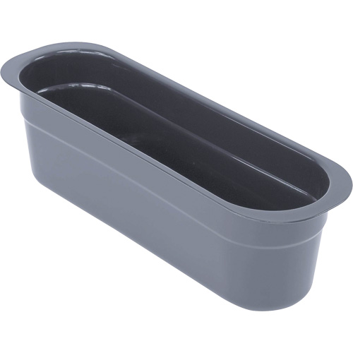 All-Purpose Cutlery Storage Tub, Each, 4-1/8", Depth, 4-7/16", Length, 14-3/16", Material, Plastic, Colour
