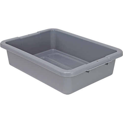 All-Purpose Ribbed-Bottom Storage Tub, Each, 5", Depth, 15", Length, 20", Material, Plastic, Colour