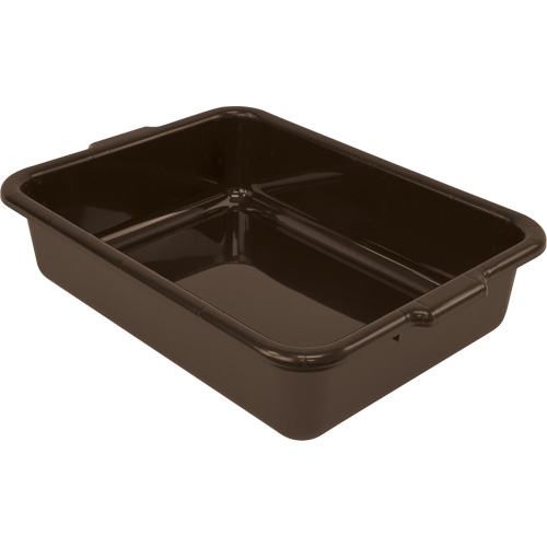 All-Purpose Flat-Bottom Storage Tub, Each, 5", Depth, 15", Length, 21", Material, Plastic, Colour
