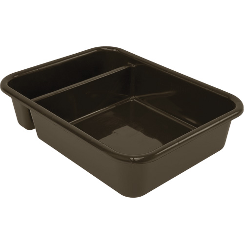 All-Purpose Compartmentalized Storage Tub, Each, 5", Depth, 15", Length, 20", Material, Plastic, Colour