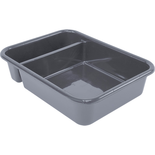 All-Purpose Compartmentalized Storage Tub, Each, 5", Depth, 15", Length, 20", Material, Plastic, Colour