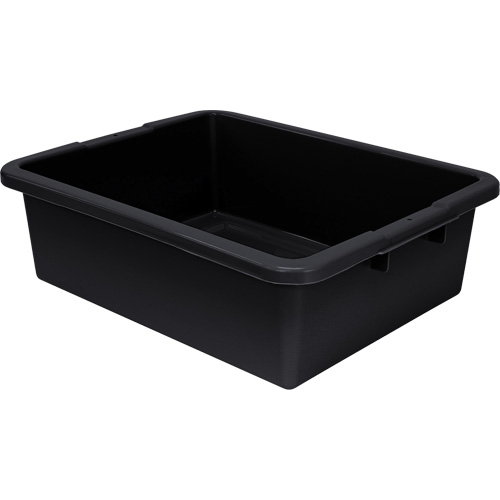 All-Purpose Ribbed-Bottom Storage Tub, Each, 7", Depth, 17", Length, 22", Material, Plastic, Colour