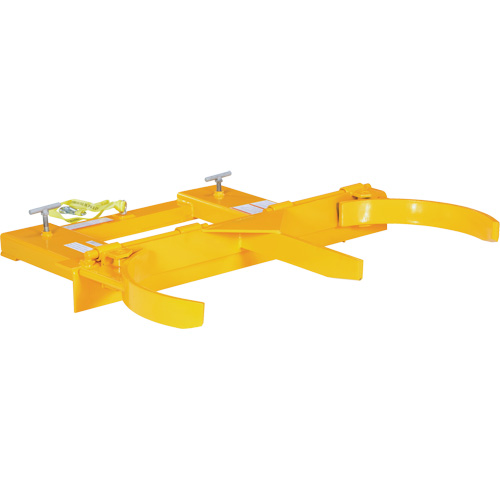 Deluxe Drum Gripper, Drum Capacity, 55 US Gal. (45.8 Imperial Gal.), Drum Type, Steel, No. of Drums, 2, Lifting Capacity, 2000 lbs., Fork Pocket on Center, 25-7/8", Fork Pocket Width, 7-1/8"