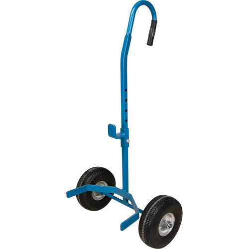 Cylinder Cart, Each, Steel, Overall Width, 24-1/2", Overall Height, 43-1/2", Overall Depth, 14-1/4", Capacity, 21" - 31", Max. Cylinder Diameter, 15-1/2", Handle Height