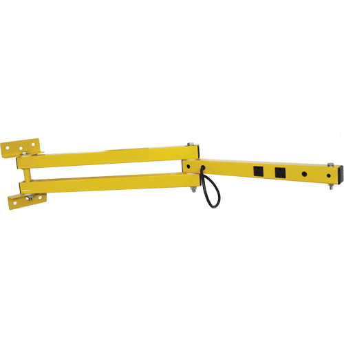 180º Double Locking Arm with 2 Receptacles, Colour, Yellow, Length, 40"