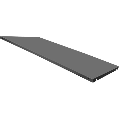 Heavy-Duty Shelving Unit Shelf, Each, 47-7/8", Depth, 17-7/8", Material, Steel, Shelf Capacity, 3000 lbs., Colour, 48" x 18" Wide Shelving Units, Height, 2-1/4", Gauge