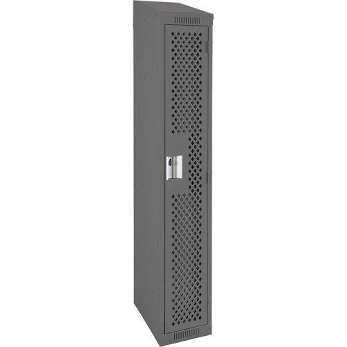 Clean Line™ Lockers, Each, 1, Bank of, 1, Overall Width, 12", Overall Depth, 12", Overall Height, 24-gauge, Door Gauge, 20-gauge, Frame Gauge