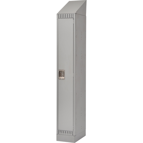 Assembled Lockers, Each, 1, Bank of, 1, Overall Width, 12", Overall Depth, 18", Overall Height, 60 lbs.