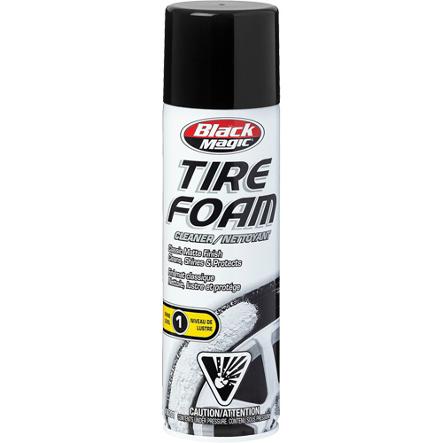 Tire Foam Cleaner, Can, 510 g, Container Type, Aerosol Can