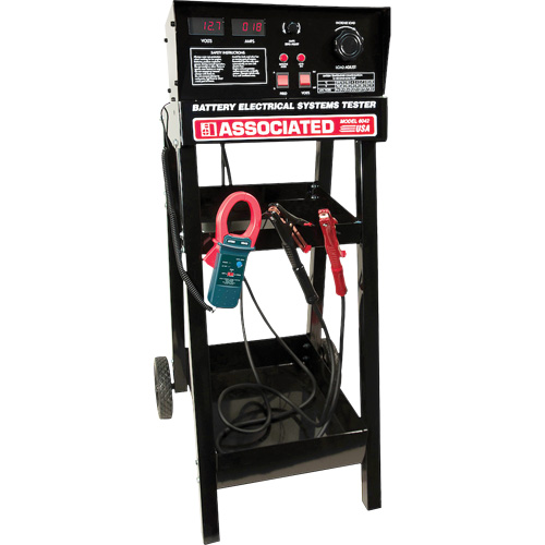Carbon Pile Battery Load Tester & Electrical Systems Tester, Manufacturer's Warranty, 1 Year Limited, Amperage, 500 A