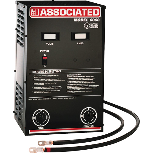 Powerful Performance Parallel Battery Charger, Manufacturer's Warranty, 1 Year Limited, DC Output, 110 A, 15.5 V