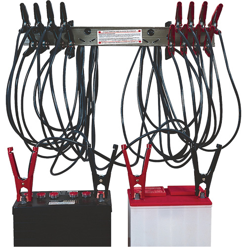 10-Clamp Bus Bar Set, Capacity, 10 Batteries, DC Leads, 10 Sets 72” 10 AWG