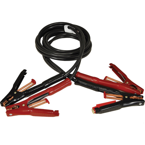 Super Heavy-Duty Booster Cable with Flexi-Spring Strain, Wire Gauge, 5 AWG, Amps, 500 A, Cable Length, 12', Weight, 8 lbs.