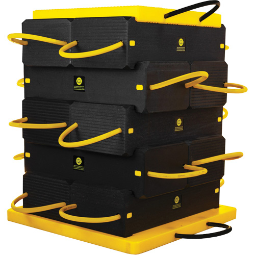 12-Piece CribLok™ Composite Cribbing System Kit, Description, Material, UHMW Polyethylene Plastic, Weight, 347 lbs.