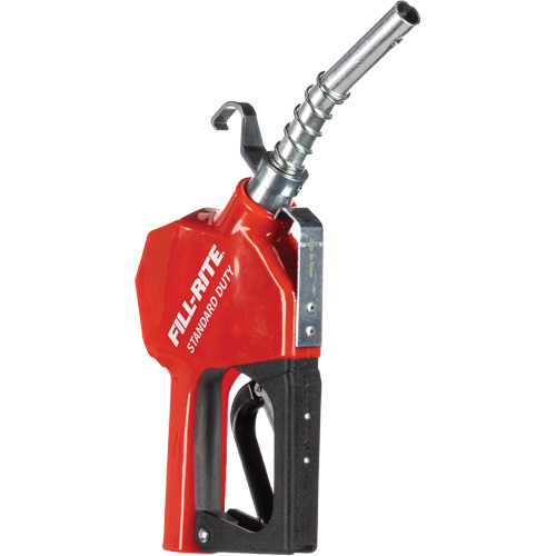 Red Automatic Gasoline Spout Nozzle, Inlet, Max. PSI, 50, Flow Rate, 14.5 GPM, Min. Operating Temperature, -20°F, Nozzle Type, Automatic