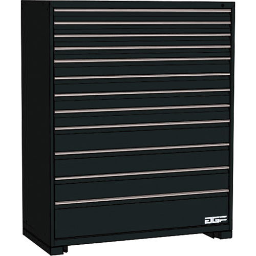 Modular Drawer Cabinet, Height, 60", Width, 30", Depth, 24", No. of Drawers, 12, Drawer Load Capacity, 440 lbs., No. of compartments, 177