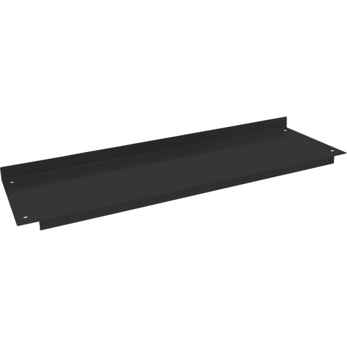 Industrial Duty Lower Shelf for Workbench, Each, 48", Overall Width, 48", Overall Depth, 14-3/4", Black, Manufacturer's Warranty, 1 Year Limited