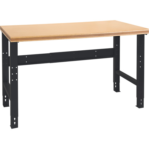Industrial Duty Workbench, Each, 1000 lbs., Configuration, Top & Legs Only, Height, 34", Width, 60", Depth, 1-3/4", Manufacturer's Warranty, 1 Year Limited, Frame Colour