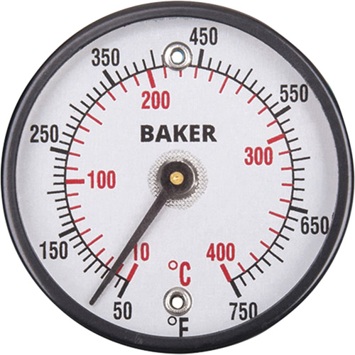 Surface Thermometers, Type, Contact, Display Type, Analogue, Temperature Range, 50-750°F (10-400°C), Divisions, 10 °F/5 °C