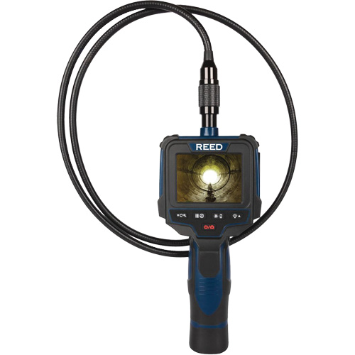 Recordable Borescope Inspection Camera, 2.5" Display, 640 x 480 pixels, 8 mm (0.31") Camera Head - EA
