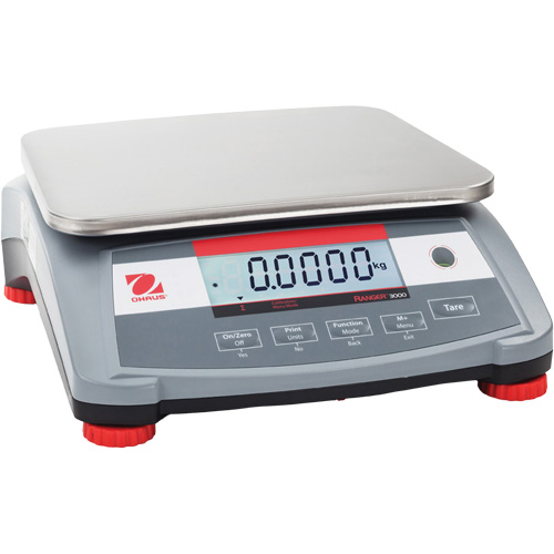 60 lbs., Graduations, 0.002 lbs., Platform Dimensions, 8.9" L x 11.8" W, Legal/Not Legal for Trade, Legal for Trade, 210 Hours with Rechargeable Battery, Units of Measurement, Gram;  Kilogram;  Pound;  Ounce;  Pound:Ounce, Working Environment