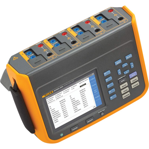 Each, Digital, No. of Phases, 3, Power Analyzer; Test Leads - (4) Red, (4) Black, (8) Blue; Alligator Clips (4) Red, (4) Black, (8) Blue; USB (Mini B) Cable; RS-485/Synchrony Adapter; Soft Carrying Case; Power Supply Adapter; Power Cord; USB Flash Drive for PC SW and User Manual, Inputs, 4 Voltage + 4 Current, Sample Rate