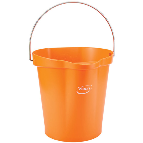 Food Hygiene Bucket, Colour, Tangerine, Capacity, 3 US gal., Color, Orange