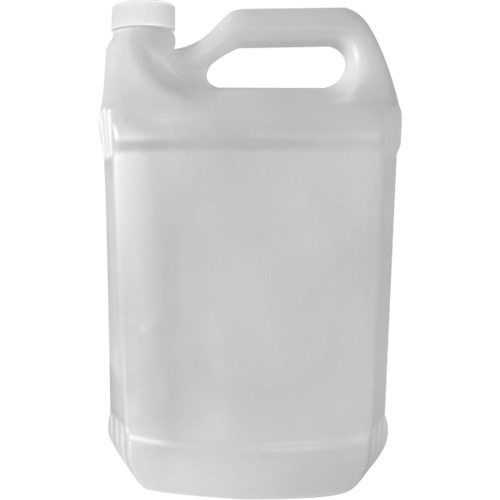 4L Clear Plastic Jug with Cap, Rectangular - EA