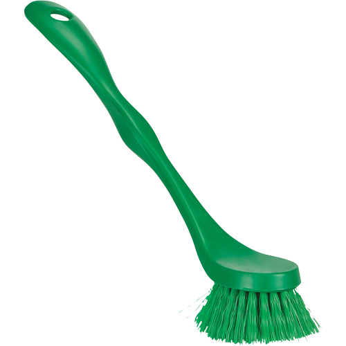 ColorCore Dish Brush, Medium Bristles, 7-1/4" Long, Green Each