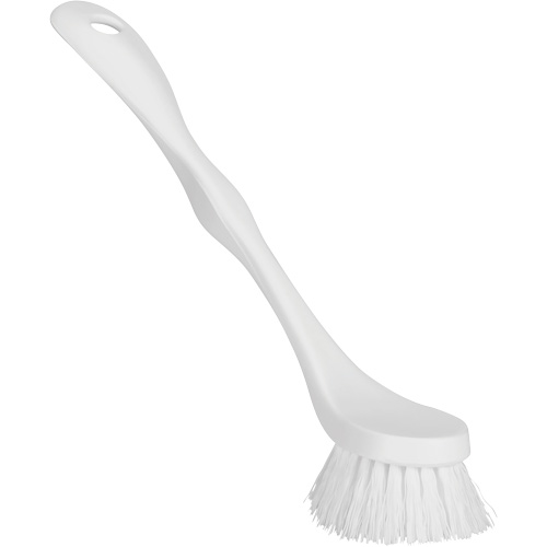 ColorCore Dish Brush, Medium Bristles, 7-1/4" Long, White Each