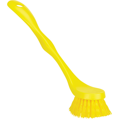 ColorCore Dish Brush, Medium Bristles, 7-1/4" Long, Yellow Each